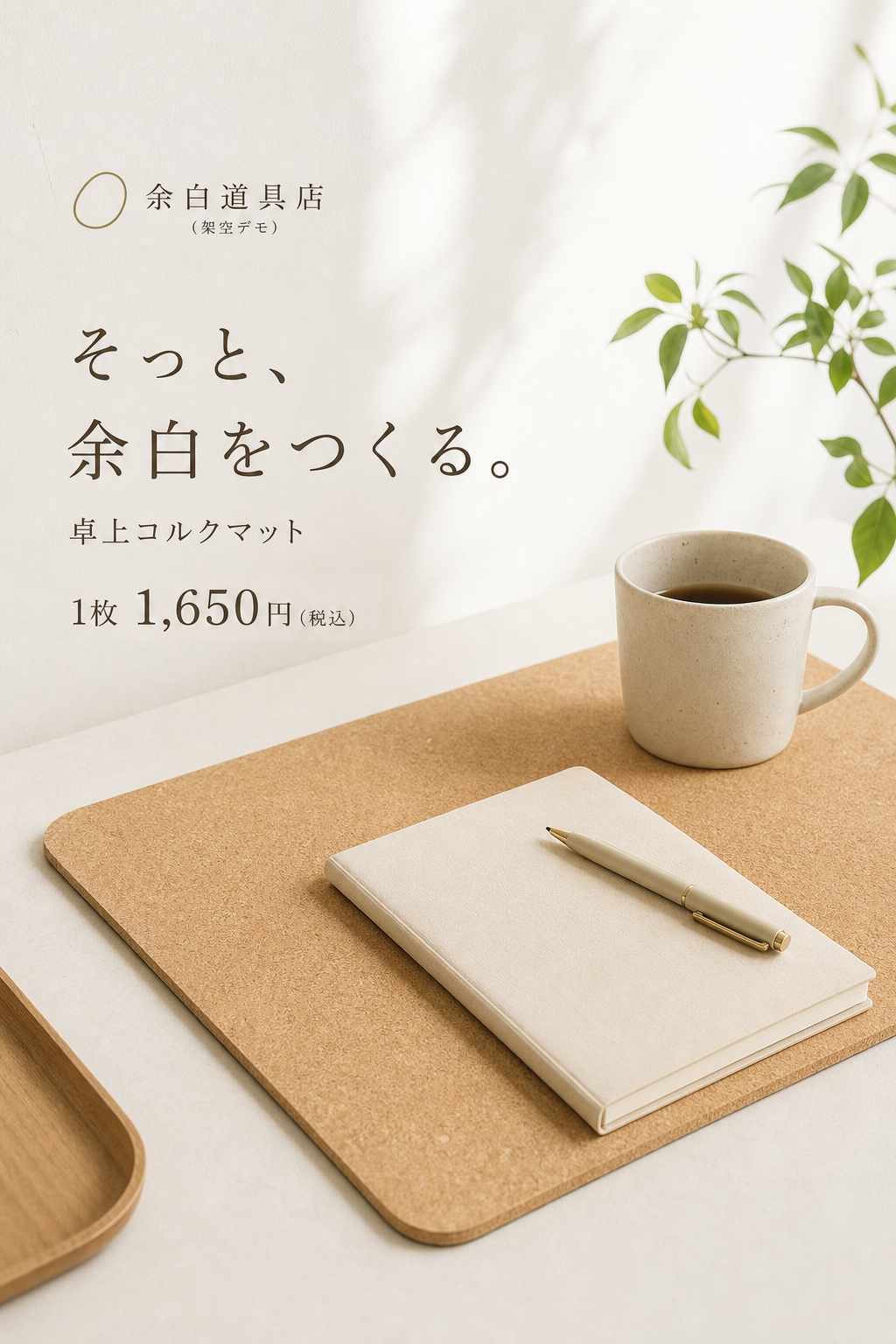 余白道具店（架空デモ） メインビジュアル